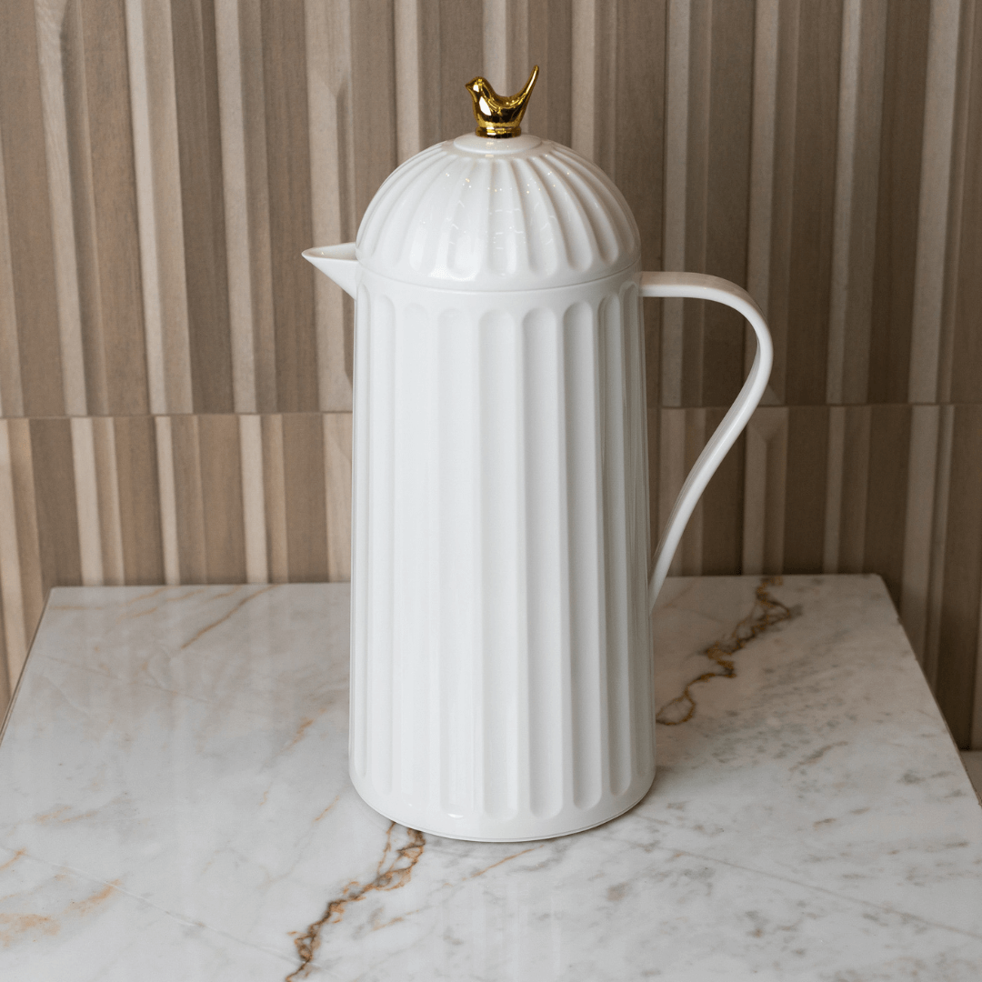 Garrafa Térmica de Plástico Bird Branca 1 Litro