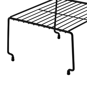 Organizador Retangular Componível  Preto Fosco Linha Black - 24 Cm