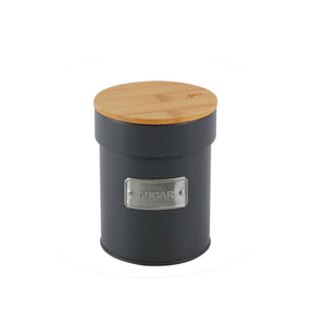 Lata Porta Condimentos Açúcar Chumbo Matte Sugar 1 Litro 14,5cm x 11,2cm