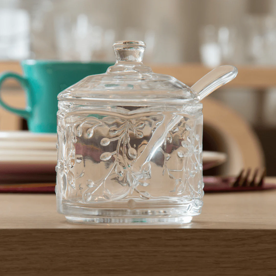 Kit Açucareiro e Meleira New Butterfly 2 Peças