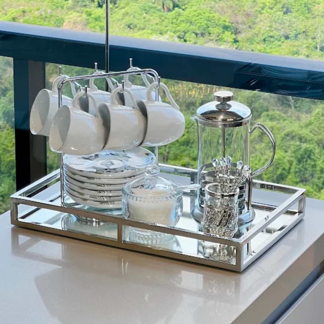 Cafeteira Prensa Francesa Lyon Aço Inox 600ml