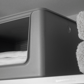 Cesto com Abertura Frontal Flow Chumbo 16L