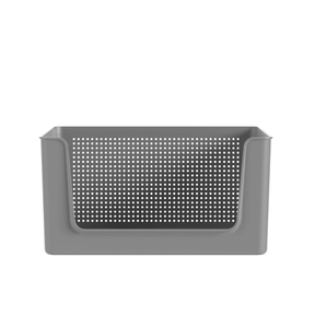 Cesto com Abertura Frontal Flow Chumbo 16L