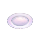 Prato Sobremesa Cristal De Chumbo Pearl Rainbow Furta Cor Bolinhas