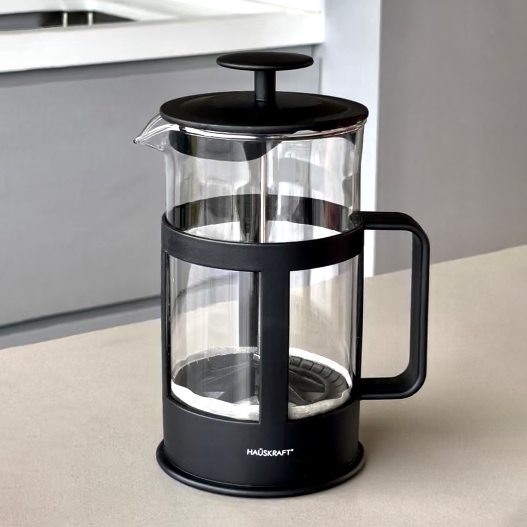 Cafeteira Prensa Francesa Good Coffe Preta 1 Litro