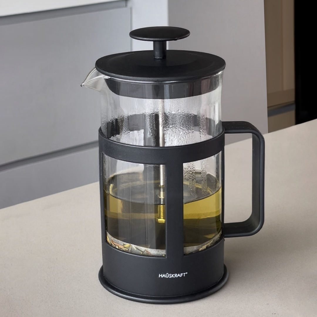 Cafeteira Prensa Francesa Good Coffe Preta 1 Litro