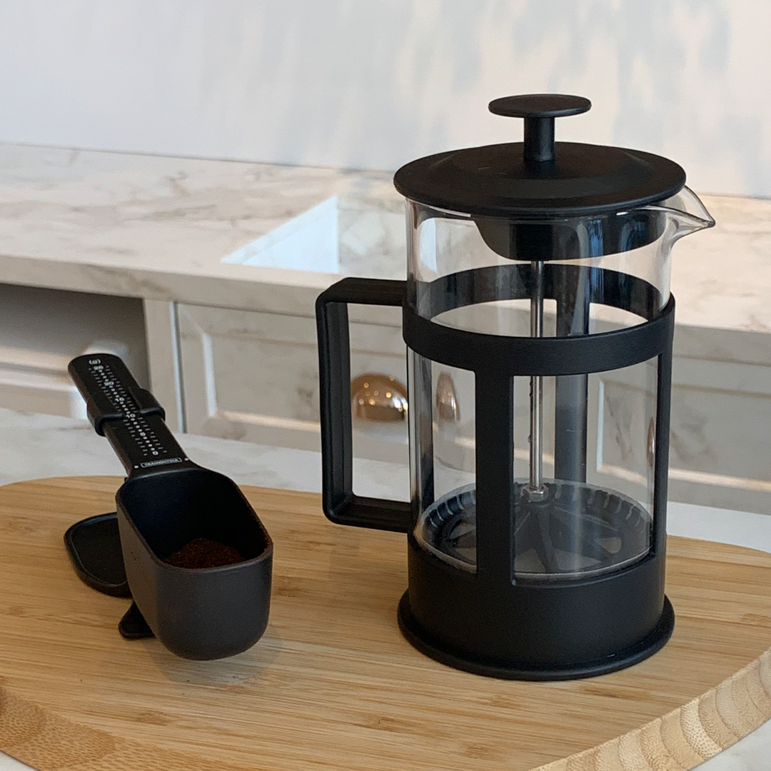 Cafeteira Prensa Francesa Good Coffe Preta 1 Litro