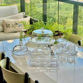 Kit Mesa Posta Completo Coração 11 Peças