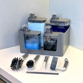 Cesto com Abertura Frontal Flow Chumbo 16L