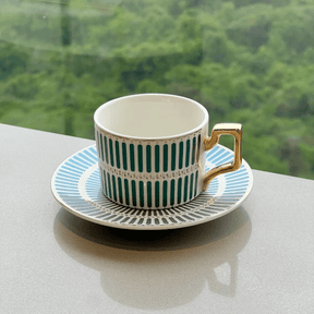 Jogo 4 Xícaras Café com Pires Olimpo New Bone 110ml