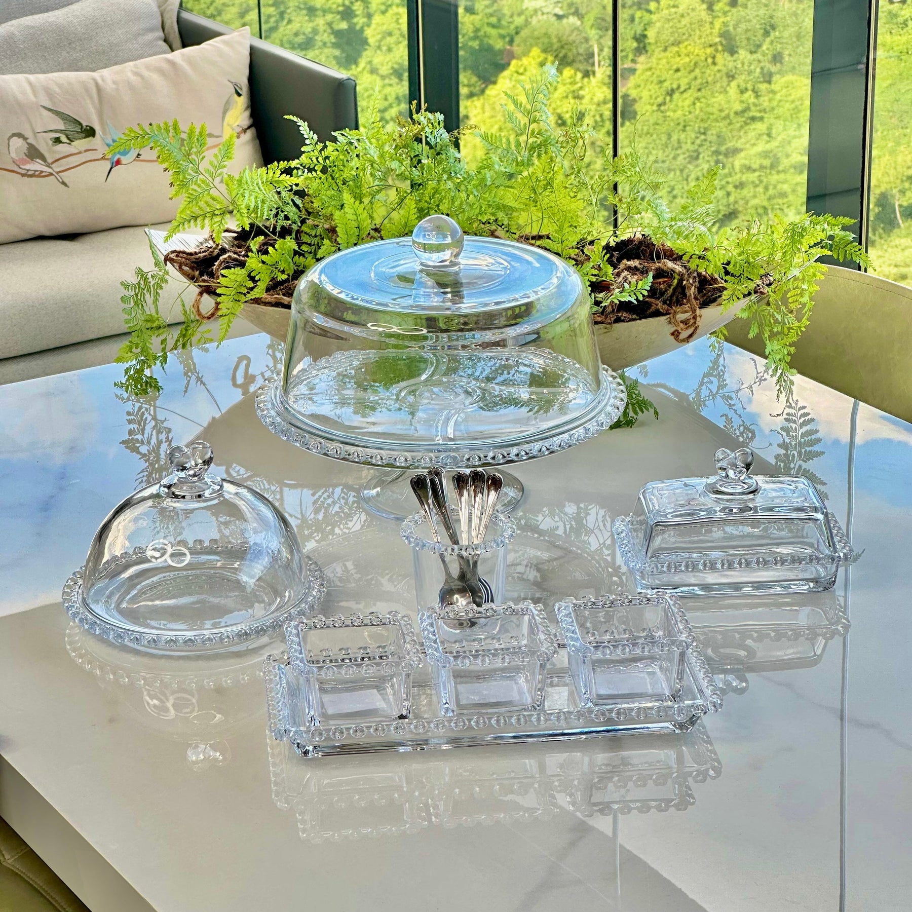 Kit para Mesa Posta Coração 8 Peças