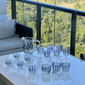 Leiteira de Cristal Lavanda 240ml