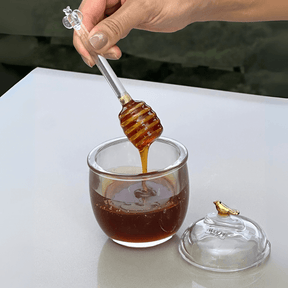 Meleira com Pegador e Tampa de Cristal Golden Bird 150ml