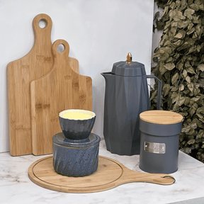 Lata Porta Condimentos Açúcar Chumbo Matte Sugar 1 Litro 14,5cm x 11,2cm