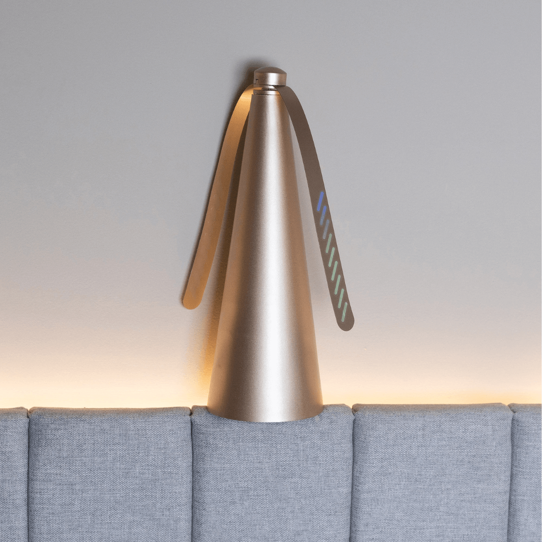 Aparelho para Repelir Insetos Ventilador Repelente de Mesa Rose Metálico