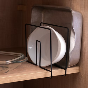 Organizador de Pratos e Formas Elegance Preto