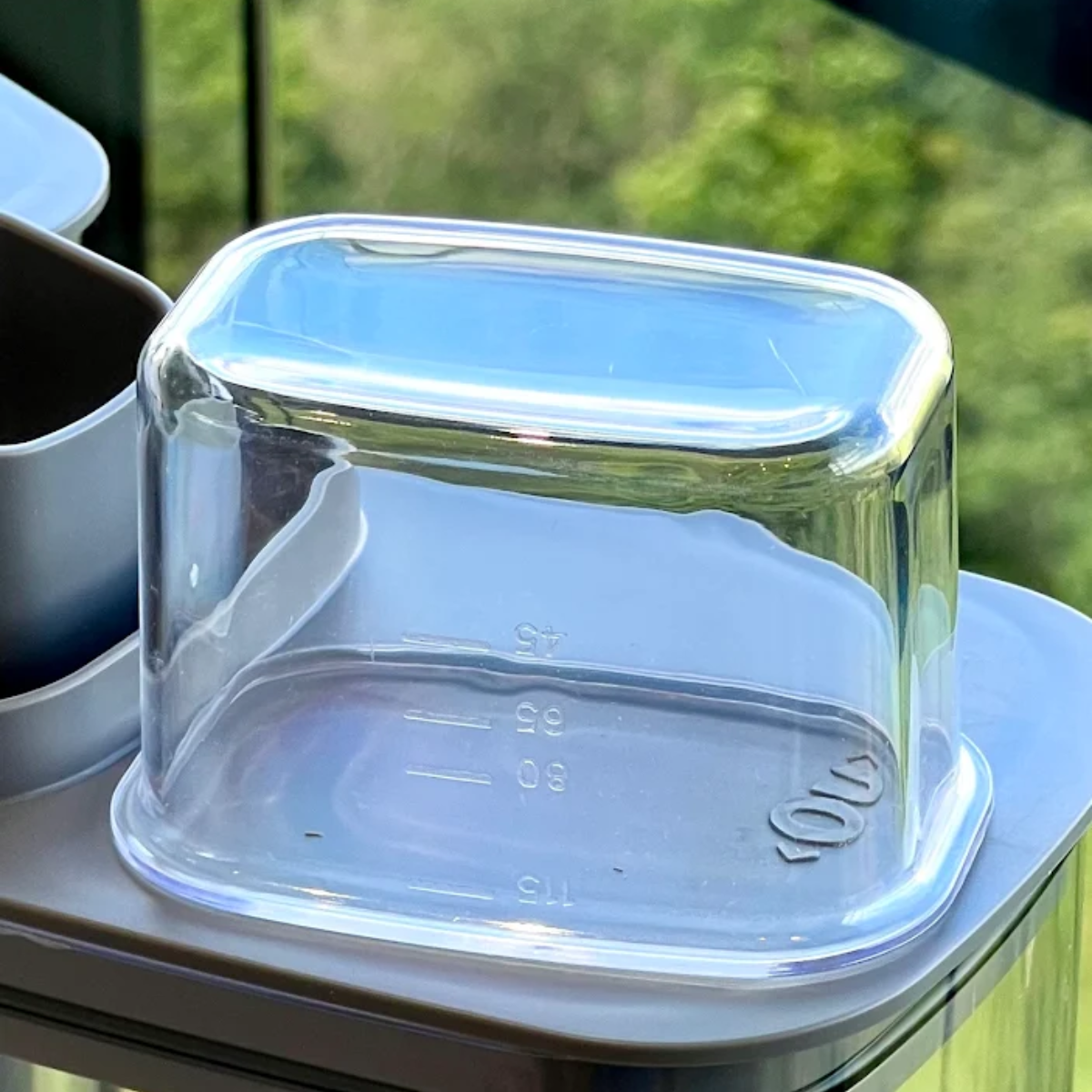 Pote Hermético Dispenser Flow Preto 1,5 Litros