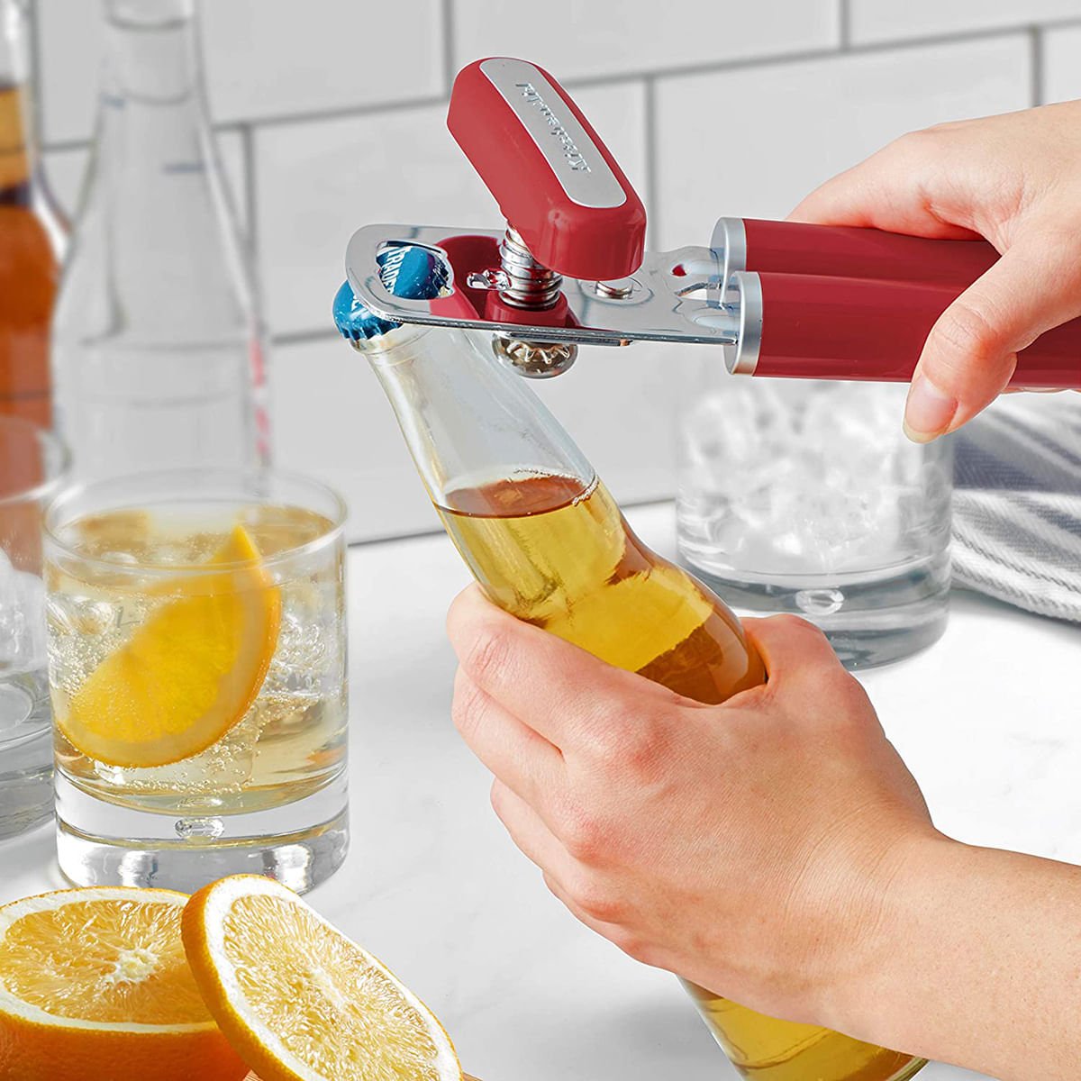 Abridor de Latas e Garrafas Clássico Vermelho KitchenAid