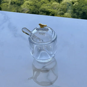 Kit Meleira + Açucareiro de Cristal Golden Bird