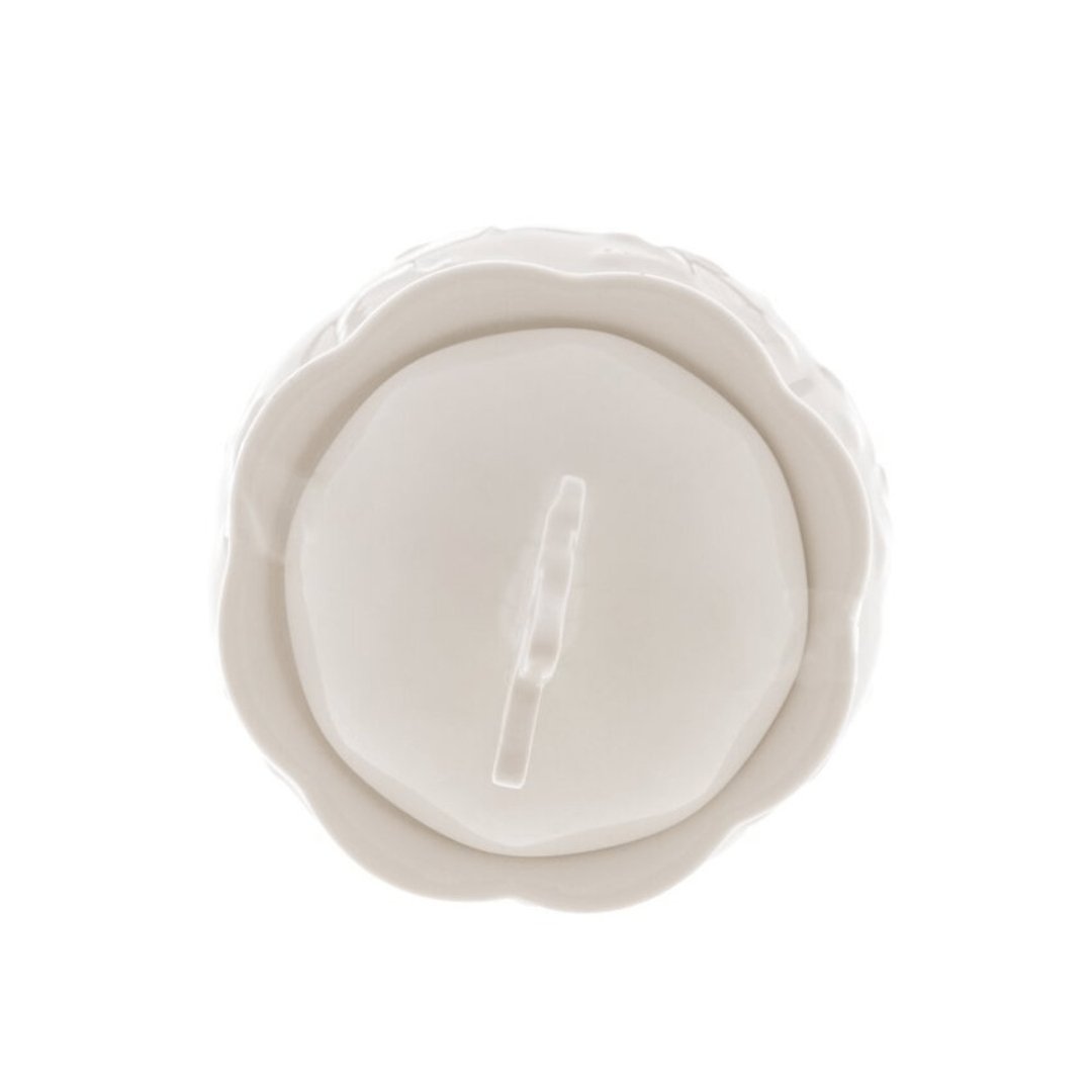 Açucareiro de Porcelana New Bone Butterfly Flower 13,5cm