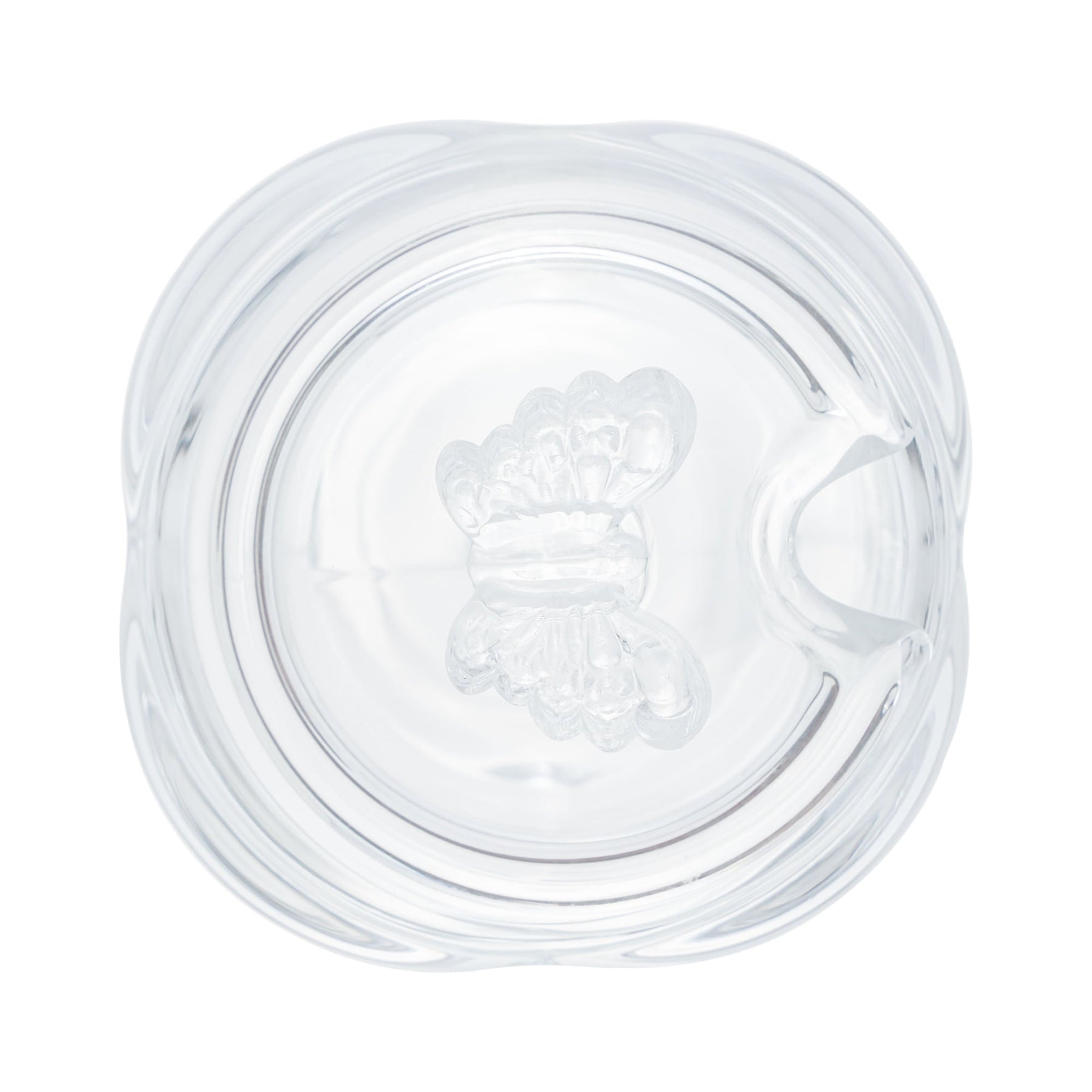 Açucareiro de Vidro com Colher Butterfly 11cm