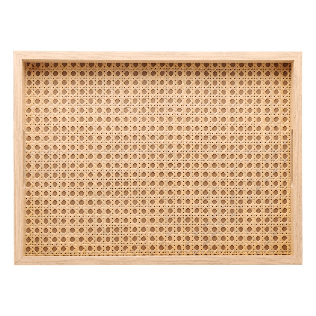 Bandeja Retangular em MDF e Trelica 40cm