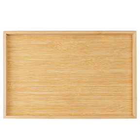 Bandeja Retangular de Bambu Nature 33cm
