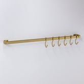 Barra de Piatina 45cm com 6 ganchos Dourada