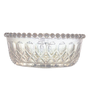 Bowl de Vidro Coração Balls Rainbow Furta-Cor Metalizado 13,5cm