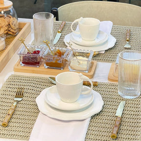 Bowl Quadrado de Cristal Coração Pearl Transparente 8,5cm