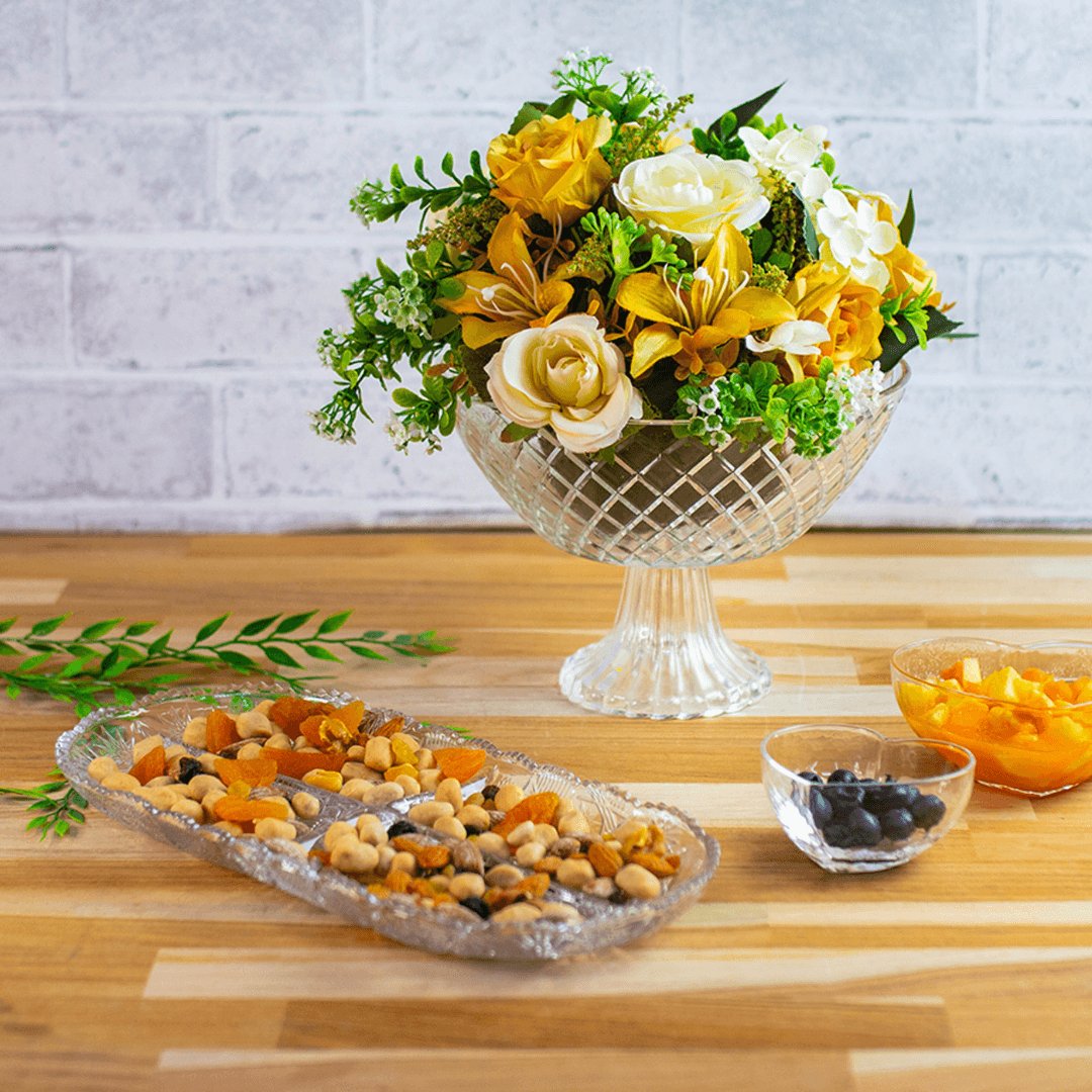 Bowl Vidro Martelado Coração Heart - 12cm