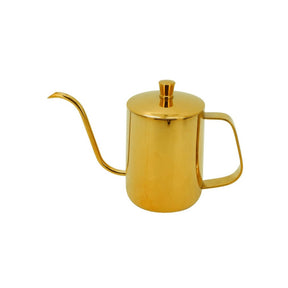 Bule Bico Fino em Aço Inox Dourado 600ml