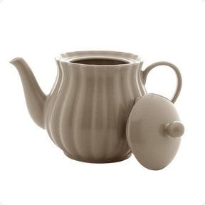 Bule de Porcelana Petala Areia Matt 950ml