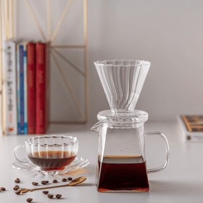 Cafeteira e Filtro de Vidro Borossilicato 500ml