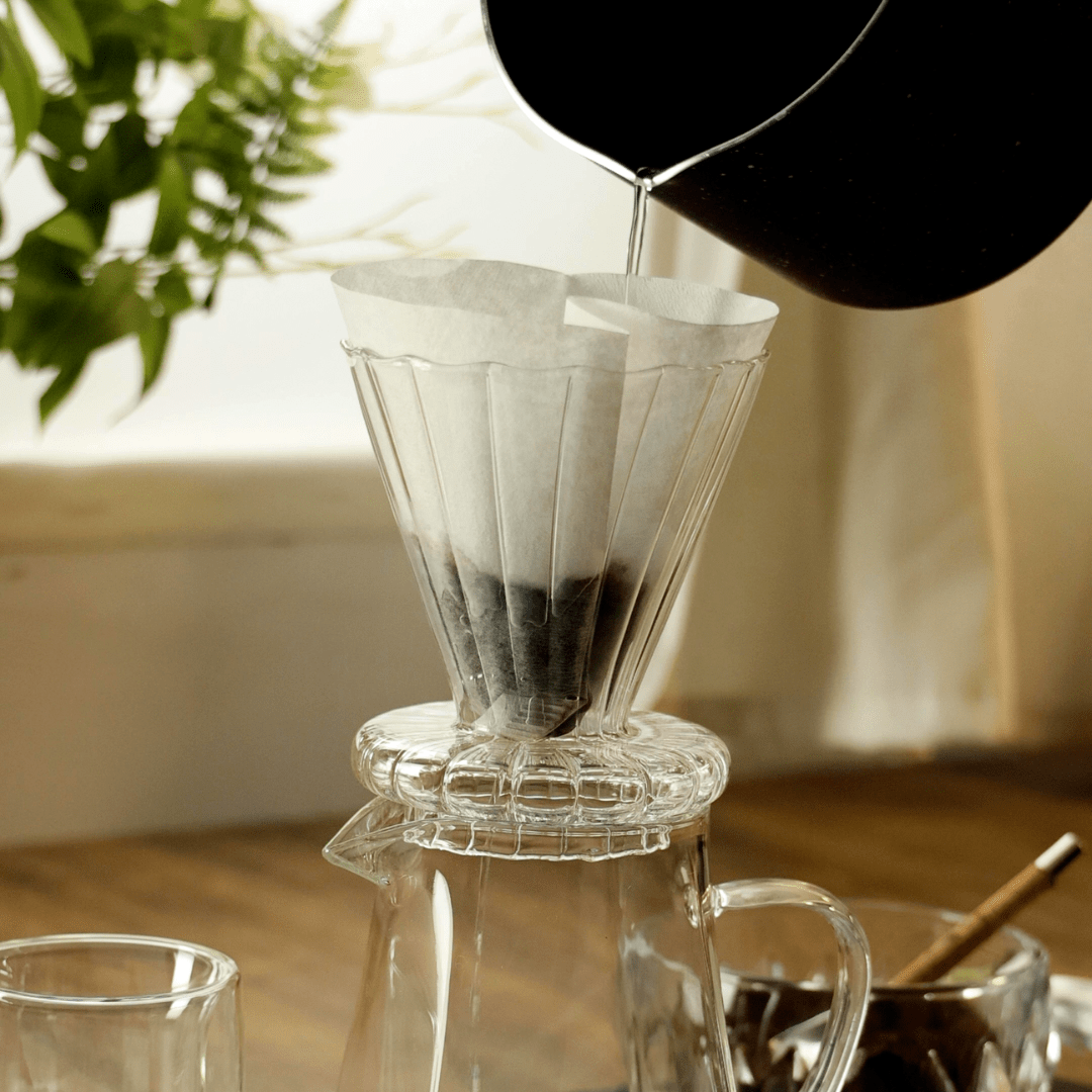 Cafeteira e Filtro de Vidro Borossilicato 500ml