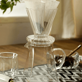 Cafeteira e Filtro de Vidro Borossilicato 500ml