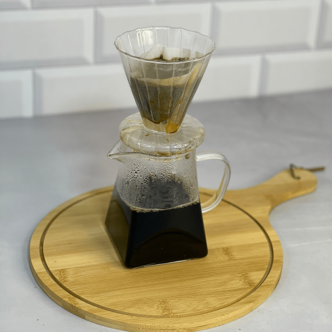 Cafeteira e Filtro de Vidro Borossilicato 500ml