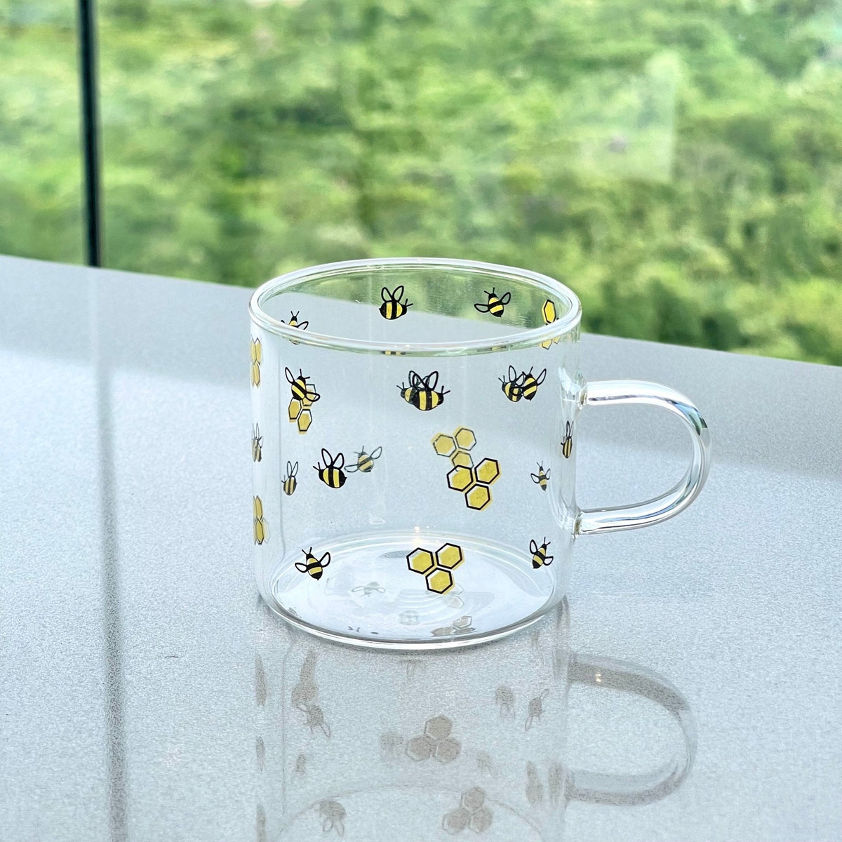 Caneca de Vidro Abelha Bee 125ml