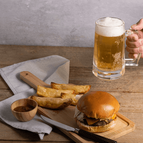 Caneca Para Chopp e Cerveja de Vidro Hamburgo 365ml