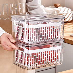 Cesto Organizador de Geladeira Empilhável Dry 6 Litros