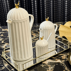 Garrafa Térmica de Plástico Bird Branca 1 Litro