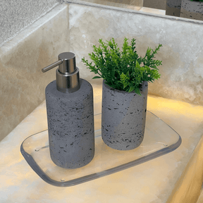 Copo Multiuso em Cimento Chumbo 11cm