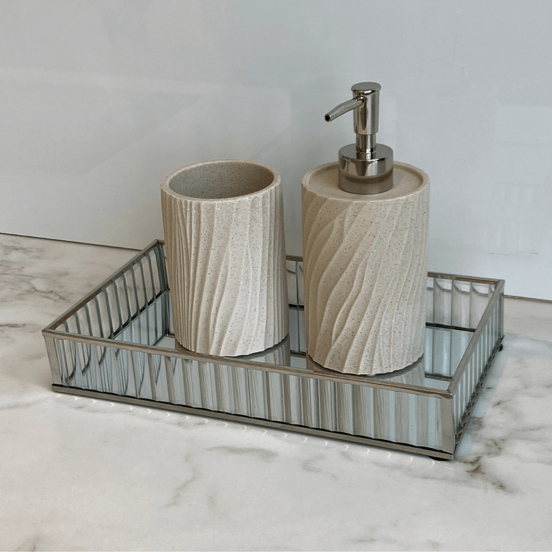 Copo Multiuso em Polirresina Bege 10,5cm