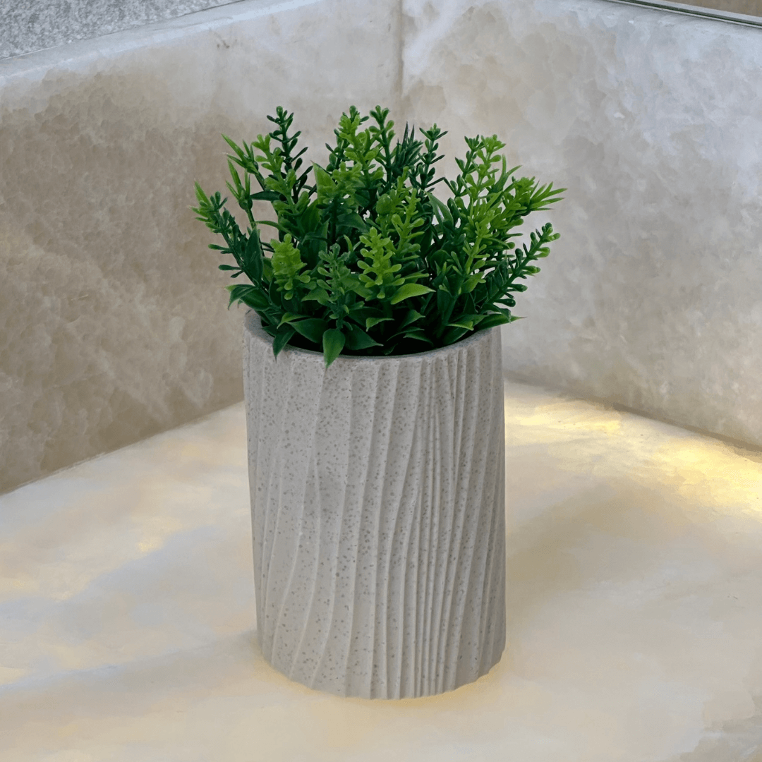 Copo Multiuso em Polirresina Bege 10,5cm