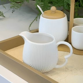 Cremeira de Cerâmica Oasis Branca 350ml