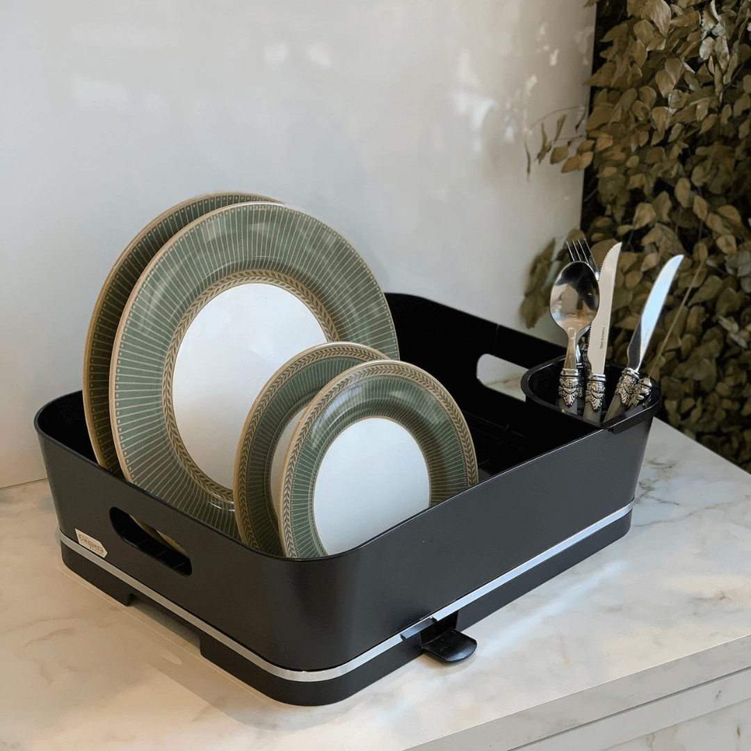 Escorredor De Louças Cinza Chumbo