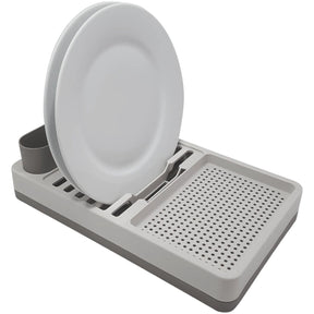 Escorredor de Louças Flat Cinza