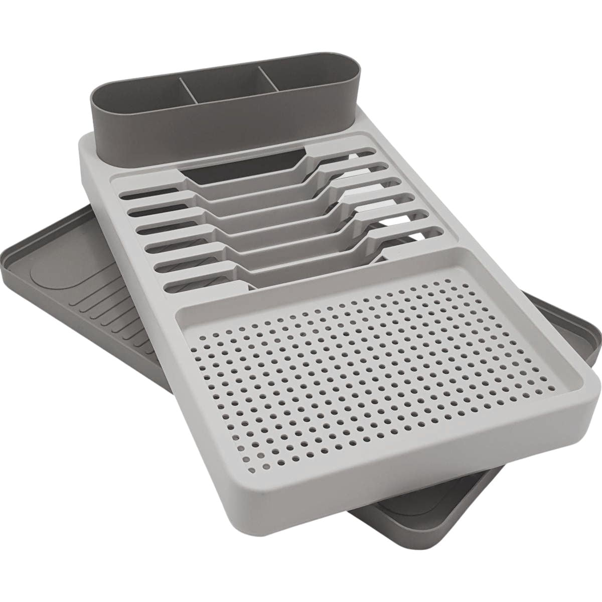 Escorredor de Louças Flat Cinza