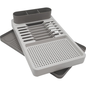 Escorredor de Louças Flat Cinza