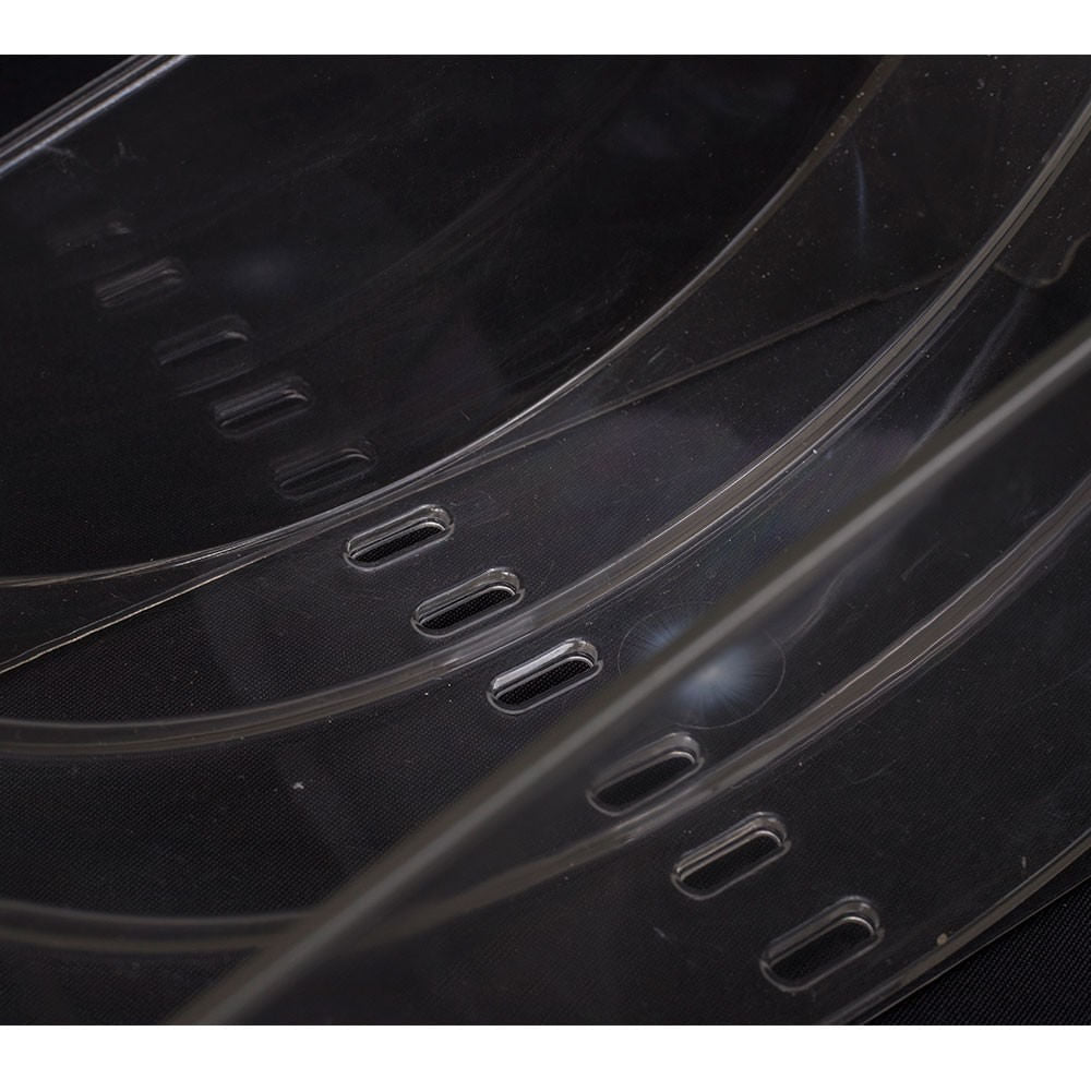 Escorredor de Pratos Transparente Capacidade 12 Pratos